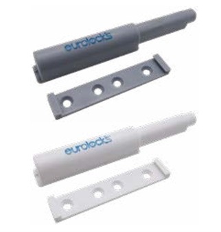 Pistón expulsor Push Open de plástico - Gris - 120 mm