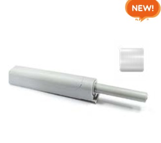 Pulsador magnético abrefácil de plástico - Gris - 120 mm